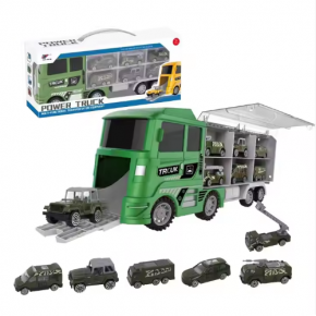 diecast trailer with military vehicles