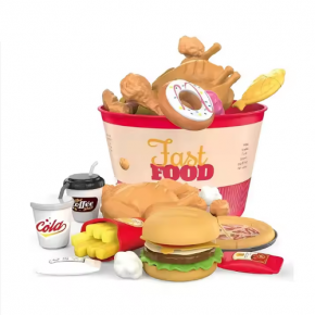 burger fast food set
