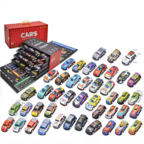 alloy car 48pcs in container storage gift box