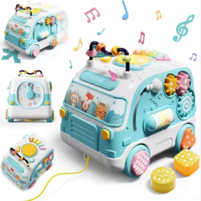 multifunctional musical baby bus
