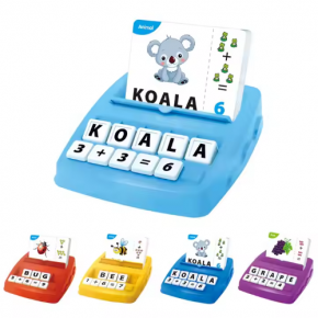 2-in-1 matching game of words and maths  